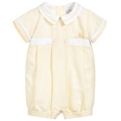 Baby Boys Lemon Romper Suite